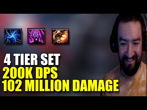 4 TIER SET AFFLICTION WARLOCK 200K DPS AND 102 MILLION DAMAGE ABSOLUTE BLAST IN SOLO SHUFFLES