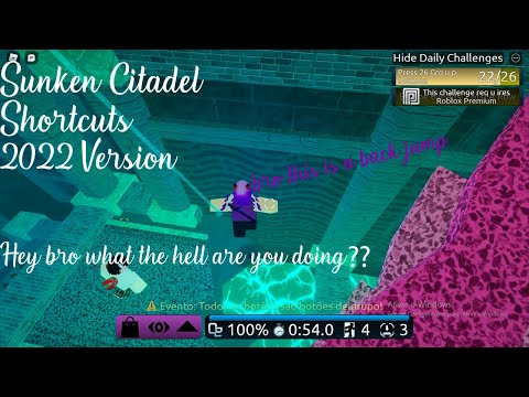 Sunken Citadel All ShortCuts - (Hard map)