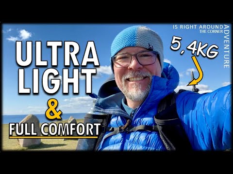 An ultra-light and full comfort 11,9 lbs backpacking gear list, nice!