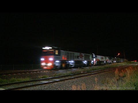 6MP9 SCT Mixed Freight Train - Boxcars, Containers, Steel (12/3/2022) - PoathTV Australian Railways