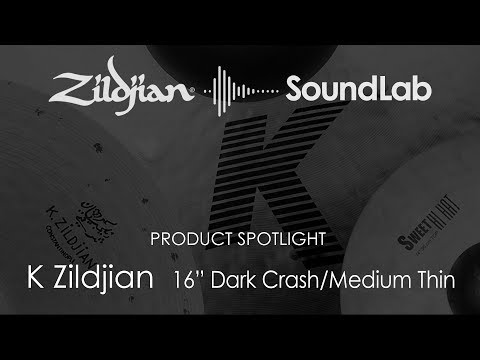Zildjian 16 Inch K  Dark Crash Medium Thin Cymbal K0913  642388110836 image 6