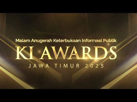 PENERIMAAN PENGHARGAAN SEBAGAI BADAN PUBLIK INFORMATIF KATEGORI PEMERINTAH DESA DALAM MALAM ANUGRAH KETERBUKAAN INFORMASI PUBLIK KI AWARDS 2025 OLEH KOMISI INFORMASI JAWA TIMUR