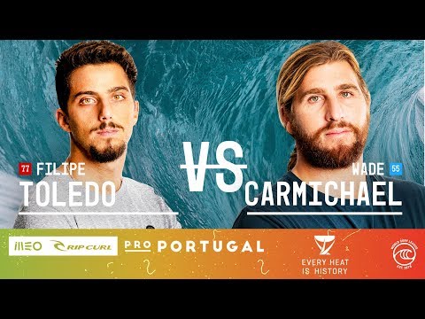 Filipe Toledo vs. Wade Carmichael - Round of 16, Heat 3 - MEO Rip Curl Pro Portugal 2019