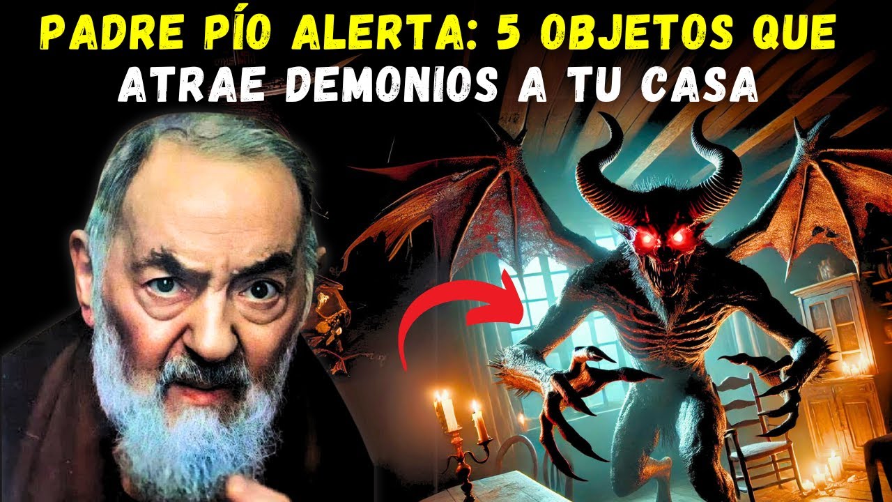 ⚠️  PADRE PÍO ALERTA: 5 OBJETOS QUE ATRAE DEMONIOS A TU CASA – ¡CUIDADO! 🔥⚠️