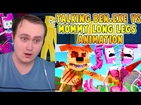 TALKING BEN.exe VS. MOMMY LONG LEGS - Animation | Reaction