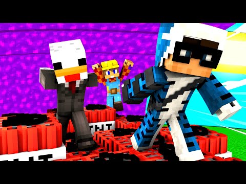 PORTO I MIEI AMICI ALLA CORSA DELLA TNT - MINECRAFT ITA