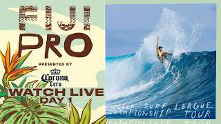 🔴 WATCH LIVE - Fiji Pro presented by Corona Cero - Day 1 - WSL Championship Tour