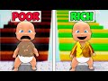 Baby Plays RICH Vs POOR Obby
