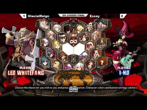 UGB - GGXrdR2 - Loser's Finals - GlacialReign (Leo) vs. Essay (I-No)