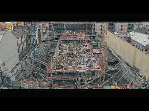 KÉSZ Romania - Projects: Timelapse – Banca Transilvania Administrative Headquarters, Kolozsvár