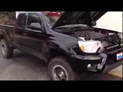 Rigid LED SR 20" bar custom mounted Toyota TACOMA Grill fog lights