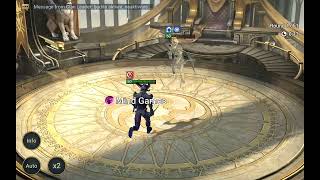 Hellfreak (20 power) vs Ruel the Huntmaster (68 power) MANUAL fight