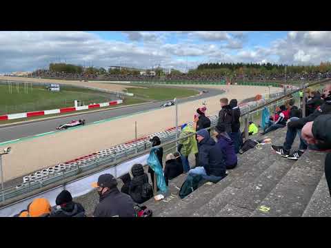 F1 at the Nürburgring! Pure F1 Car Sound! F1 2020 Eifel GP!