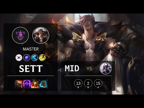 Sett Mid vs Syndra - KR Master Patch 10.15