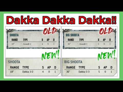 Dakka Dakka Dakka!! New Dakka Weapon Rules Revealed