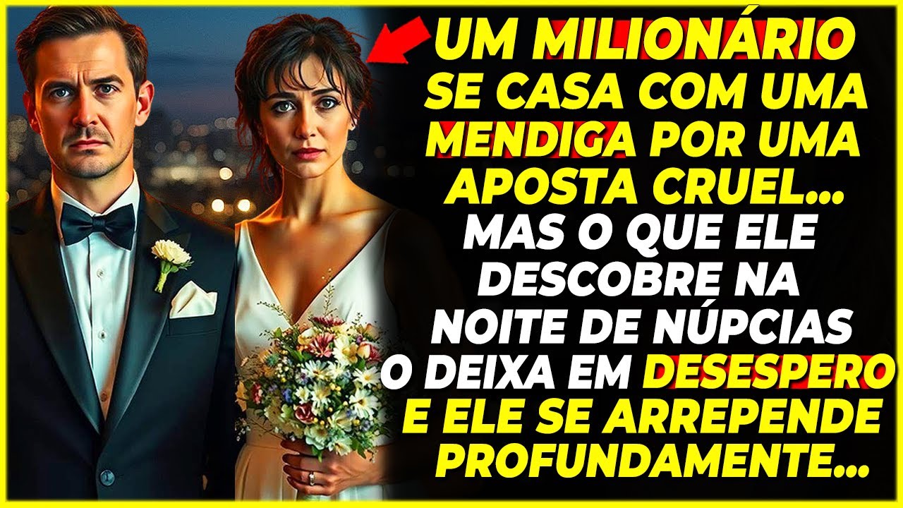 🔴MILIONÁRIO SE CASA COM UMA MENDIGA POR UMA APOSTA. MAS O QUE DESCOBRE NA NOITE DE NÚPCIAS MUDA TUDO