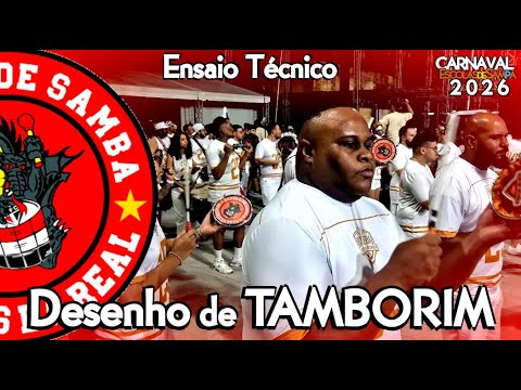 Desenho de Tamborim - Drgões da Real 2026 |Diretor Danilo Buiu #BotaOFone #PioneiroNoVídeoDosBreques