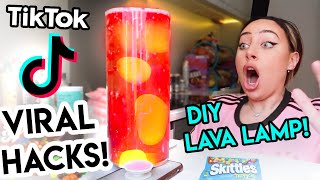TESTING VIRAL TIKTOK HACKS AND RECIPES!! 🧪🤯 (INSANE EXPERIEMENT)