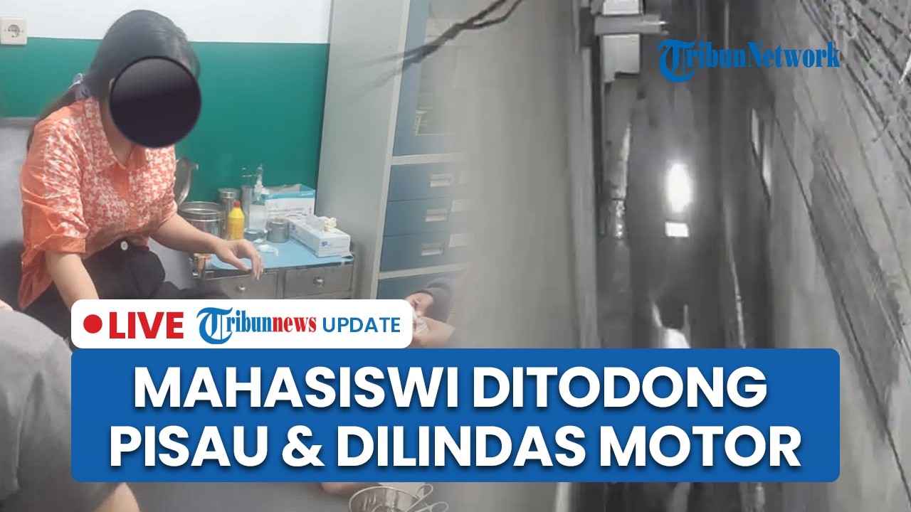 LIVE: Detik-detik Mahasiswi Unpad Ditodong Pisau & Dilindas Motor di Sumedang hingga Terluka