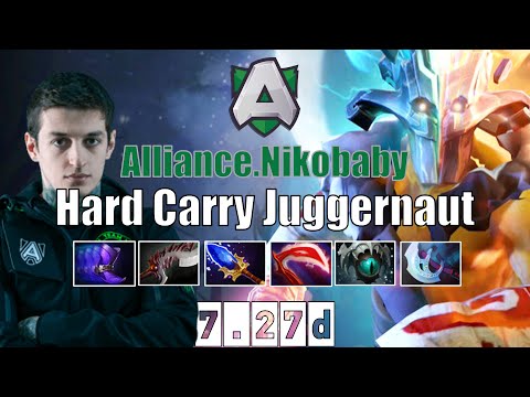 Juggernaut | Alliance.Nikobaby | Hard Carry Juggernaut | 7.27d Gameplay Highlights