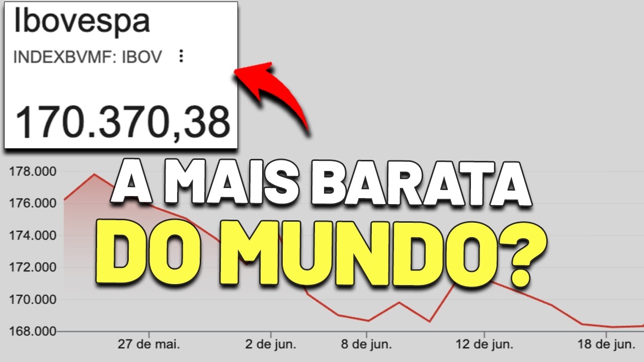 🚨A BOLSA MAIS BARATA DO MUNDO? BOLSA BRASILEIRA: DADOS, PROJEÇÕES, FLUXO e mais
