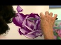 Учимся рисовать розу масляными красками 