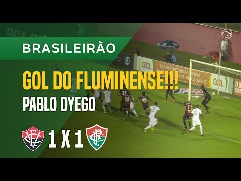 GOL (PABLO DYEGO) - VITÓRIA X FLUMINENSE - 06/05 - BRASILEIRÃO 2018
