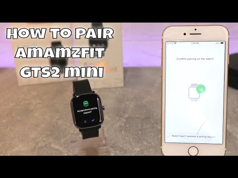 How to connect Amazfit GTS 2 Mini to iPhone with Zepp iOS App