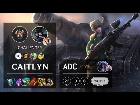 Caitlyn ADC vs Kai'Sa - KR Challenger Patch 11.21