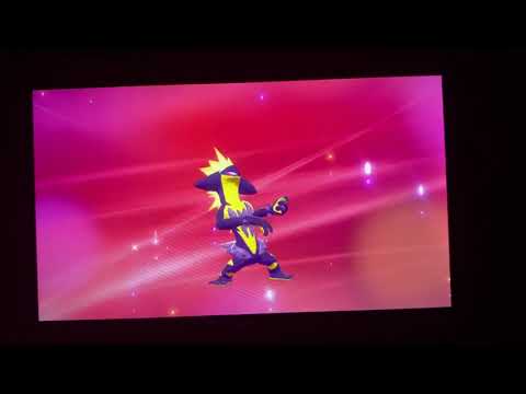Pokémon Sword-Toxel evolving into Toxtricity