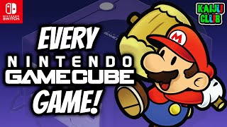 ALL The GAMECUBE Games On Nintendo Switch!