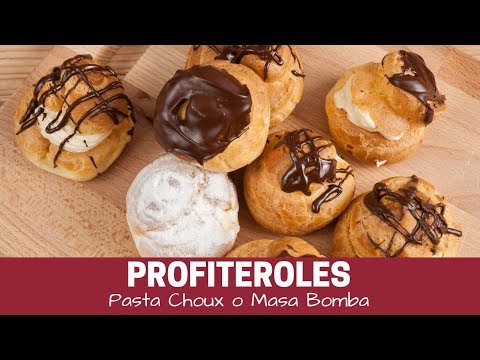 Receta Profiteroles