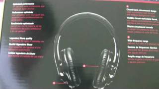 Video thumbnail for New Shure SRH 240 Headphones unboxing by SchneiderMan
