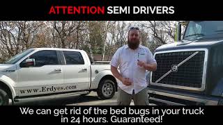 How to Get Rid of Bed Bugs in Semi Trucks
