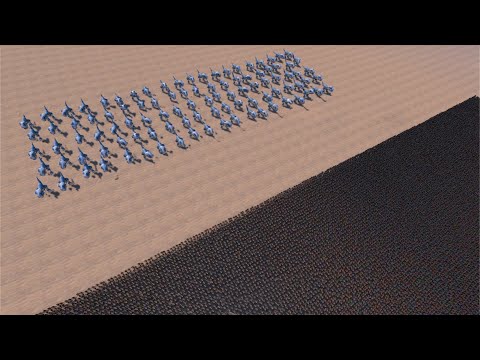 100 ROBOTIC T-REXES VS 20,000 ROMANS - UEBS MOD - Ultimate Epic Battle Simulator