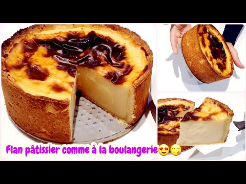 Parisian Flan (French Custard Pie) very easy to make 😍👌