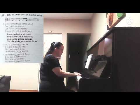 Hino 201 CCB em Italiano - Dio ci conservi in santo amor