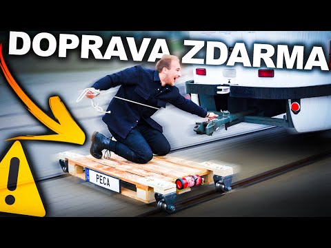 JEDU ZA TRAMVAJÍ NA PALETĚ! 😂