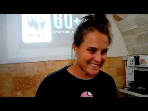 Earth Hour 2018 - Claudia Giovine testimone per il WWF Brindisi