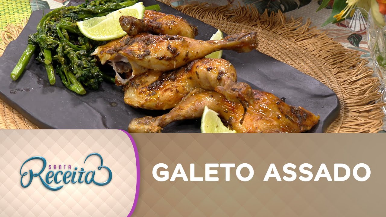 Galeto assado saboroso e fácil para o seu cardápio de final de semana