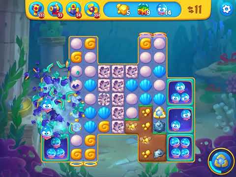 Fishdom level 7960 no boosters フィッシュダム ノーマル [Friend's]