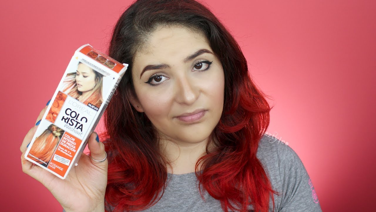 Probe el Tinte Colorista Washout de Loreal y Esto Me Paso....!!!!