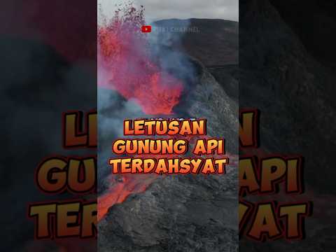 Letusan Gunung Api Terdahsyat #shortsvideo #tambora #krakatau #pelle #unzen #mountain