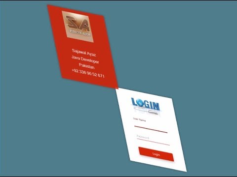 Animated Login Form | Javafx (source code)