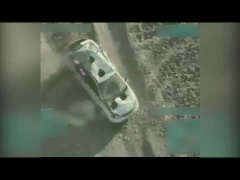 A USAF A-10C Thunderbolt II strikes an insurgent vehicle on January 24, 2018