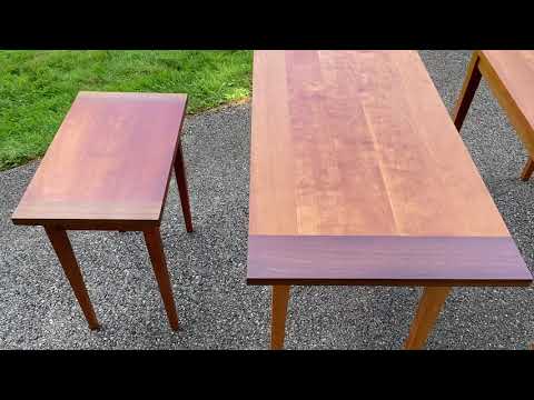 Classic Shaker style end tables.