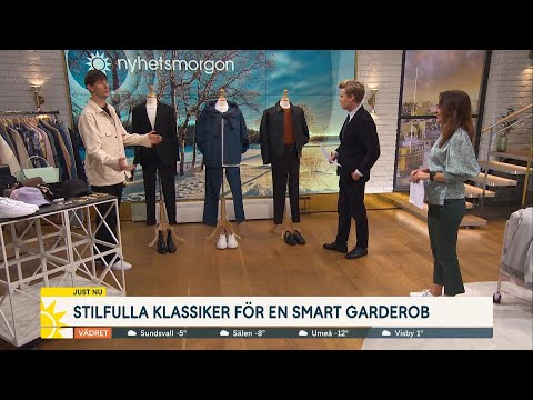 Stilfulla herrplagg för en smart garderob - Nyhetsmorgon (TV4)