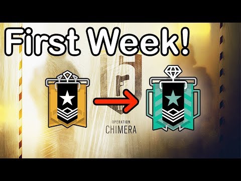 Diamond In The FIRST Week! : Ranked Highlights - Operation Chimera - Rainbow Six Siege Gameplay