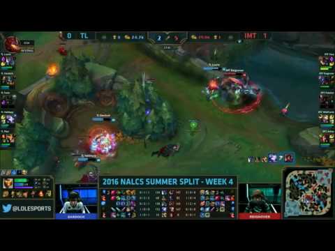 Immortals vs Team Liquid Game 2 Highlights   NA LCS Week 4 Day 2 Summer 2016   IMT vs TL G2