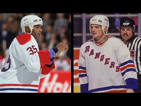 Donald Brashear vs. Joey Kocur rivalry (all 3 rounds)